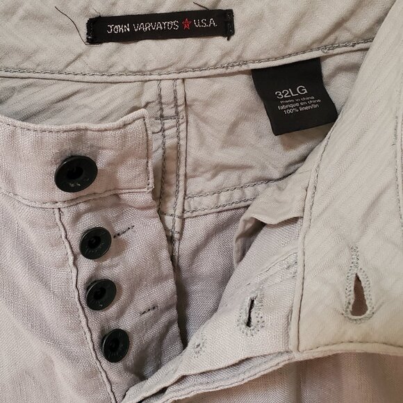 John Varvatos Linen Pants - Picture 3 of 7